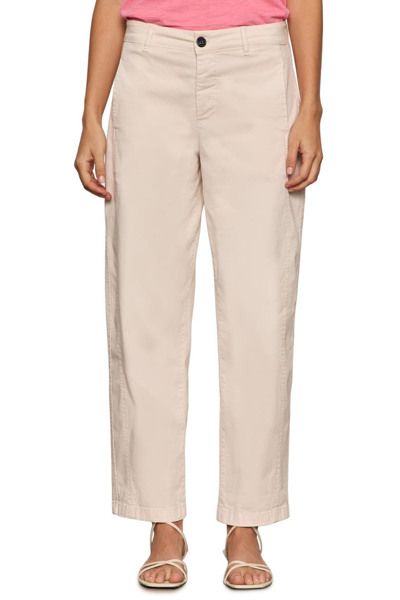 Boyfriend Cruiser Barrel Twill Pants, Main, color, PINK MILK