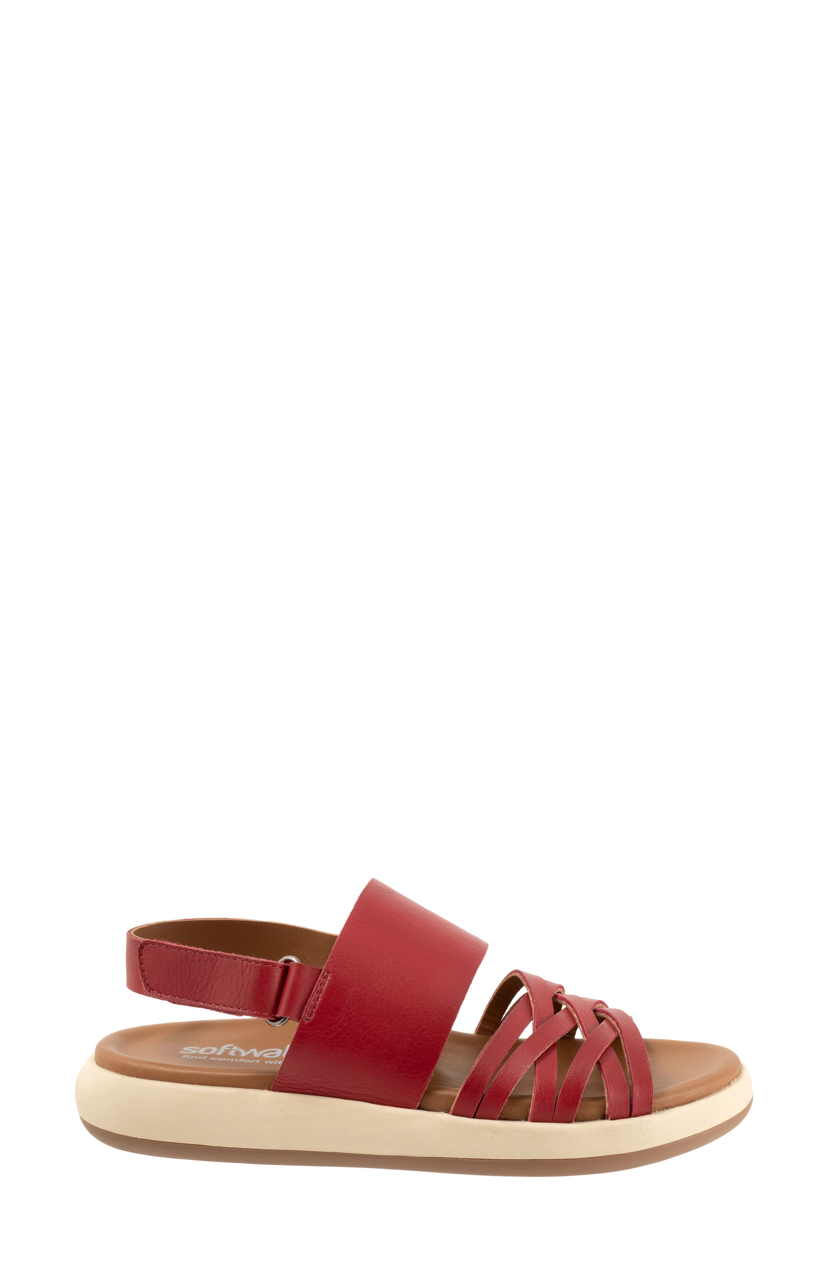 Jewell Slingback Platform Sandal, Alternate, color, RED