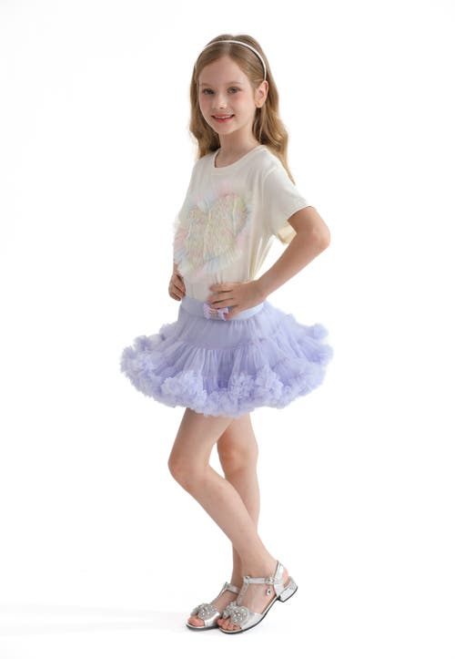 Mimi Tutu Purple Lavender Bow Tulle Skirt In Purple Pastel