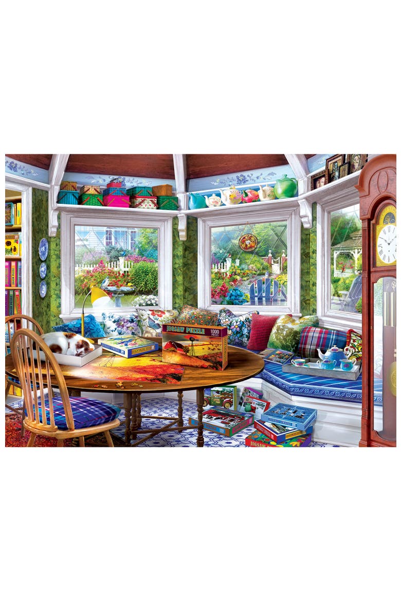 Puzzler's Retreat 500 Piece Puzzle, Alternate, color, Multicolor
