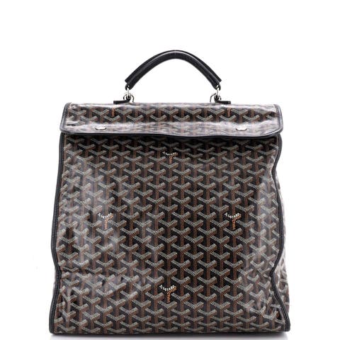 Saint Leger Briefcase Backpack Coated Canvas