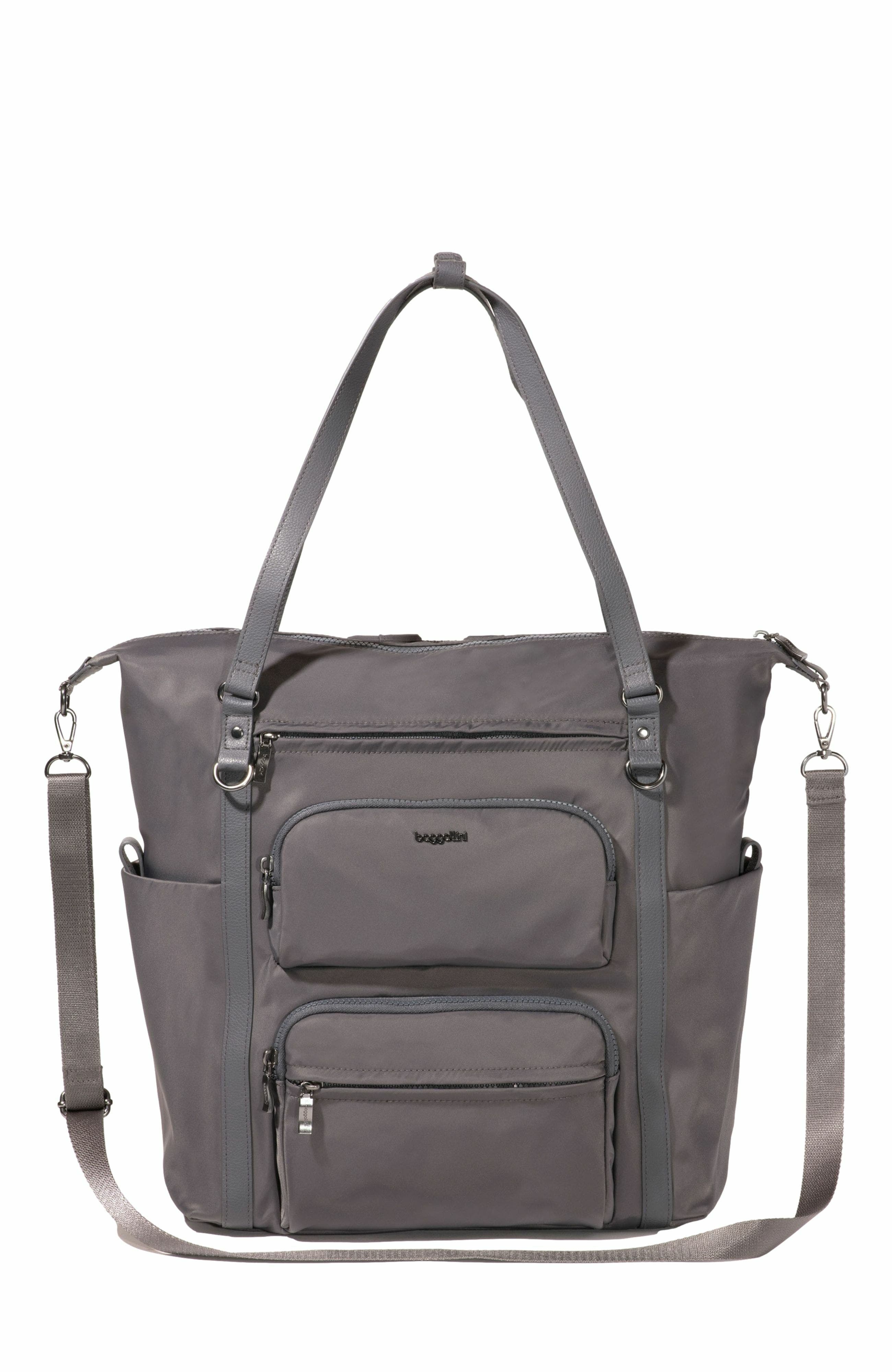 BAGGALLINI Nolita Convertible Backpack, Main, color, Smoke Twill
