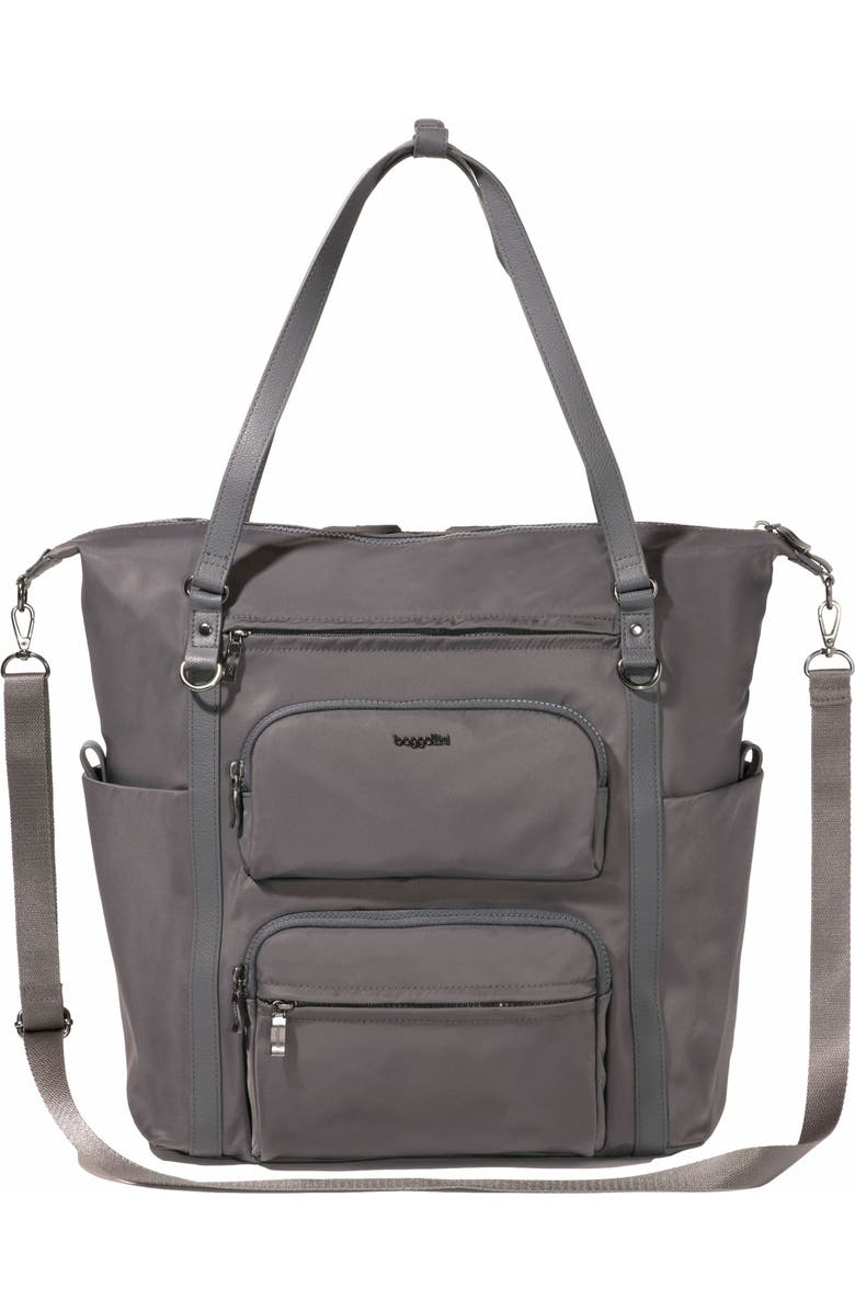BAGGALLINI Nolita Convertible Backpack, Main, color, Smoke Twill