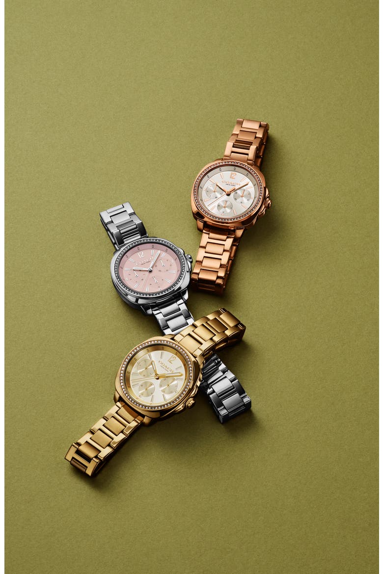 Kitt Bracelet Watch, 34mm, Alternate, color, BLUSH