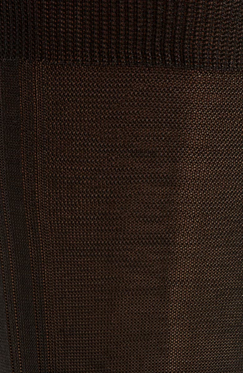 Canali Formal Silk Dress Socks, Alternate, color, Black