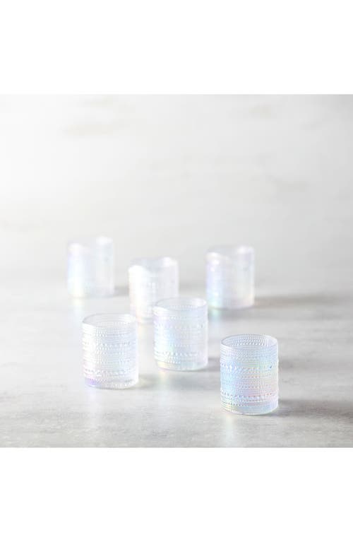 Fortessa Jupiter Set Of 6 Double Old Fashion Glasses In Multi