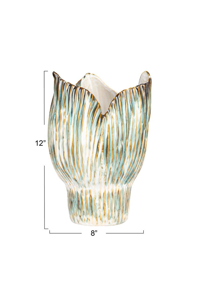 Sculptural Vase, Alternate, color, Green