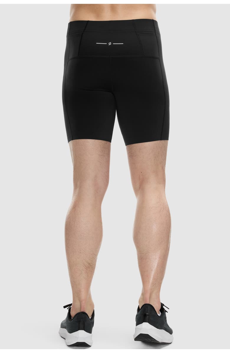 Peloton 7" PaceForm Compression Run Short, Alternate, color, Black