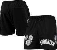PRO STANDARD Men's Pro Standard Black Brooklyn Nets Mesh Capsule Shorts