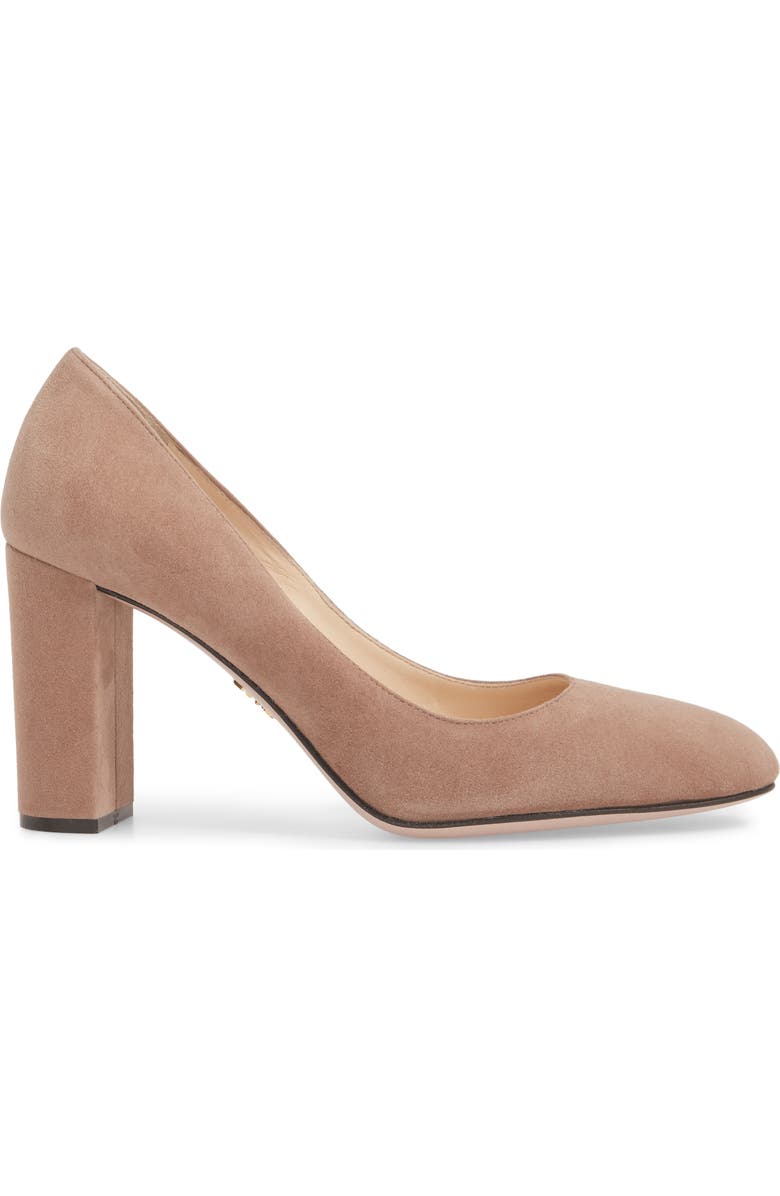Prada Round Toe Pump, Alternate, color,