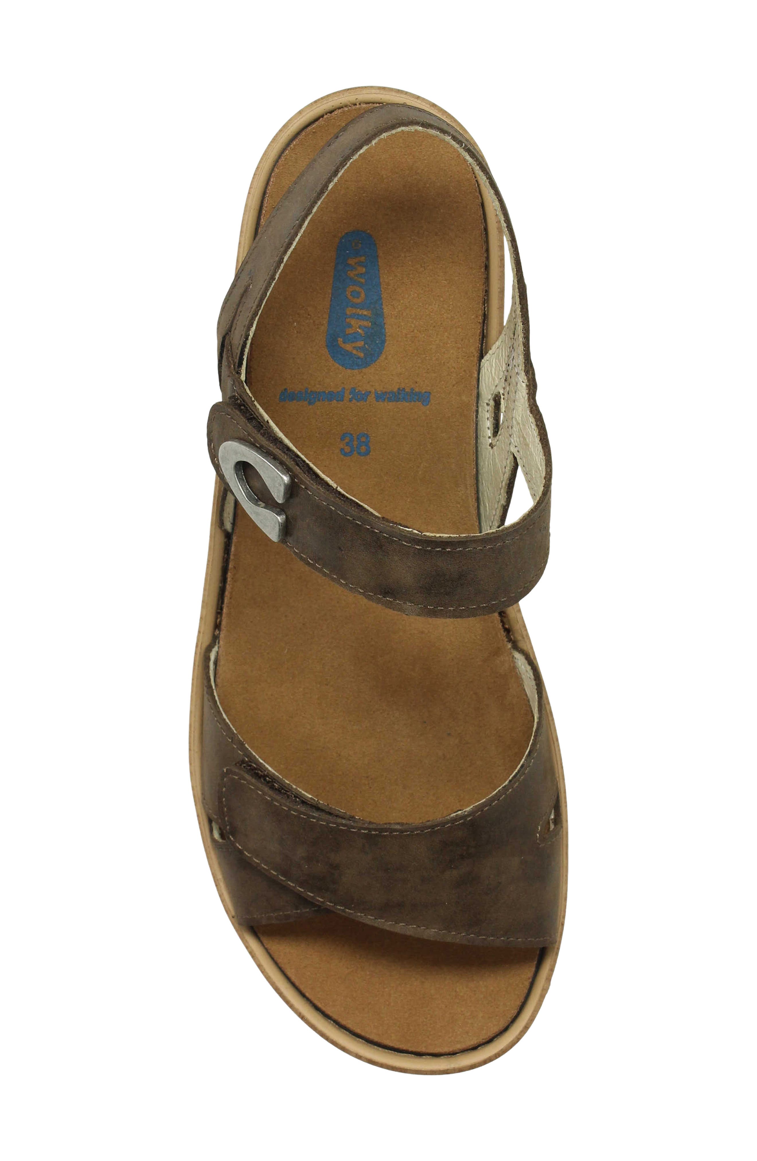 Sanibel Platform Wedge Sandal, Alternate, color, CEDAR BROWN