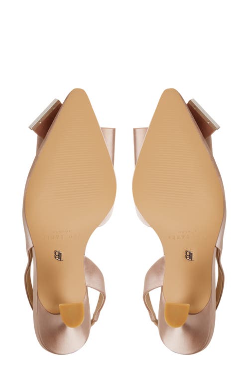 Ted Baker Lola Bow Pointed Toe Pump In Other Grey