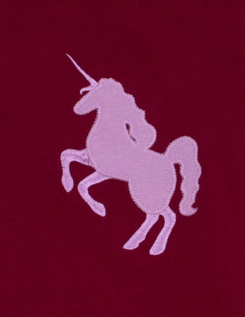 Leveret Kids Cotton Two-piece Printed Pajamas, Animals & Characters In Burgundy