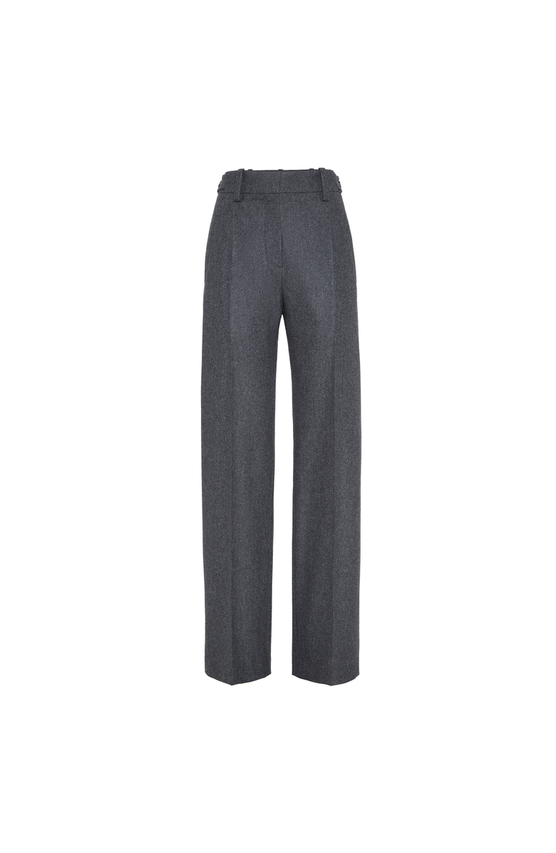 Brunello Cucinelli Straight Loose trousers, Main, color, Lead
