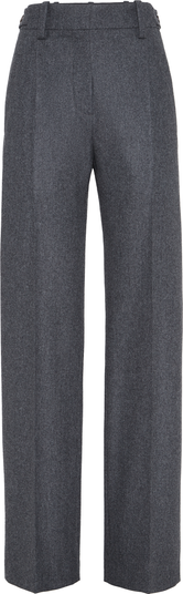 パンツ BRUNELLO CUCINELLI Straight Loose trousers in virgin wool fl Brunello Cucinelli Virgin Wool Flannel Straight Loose