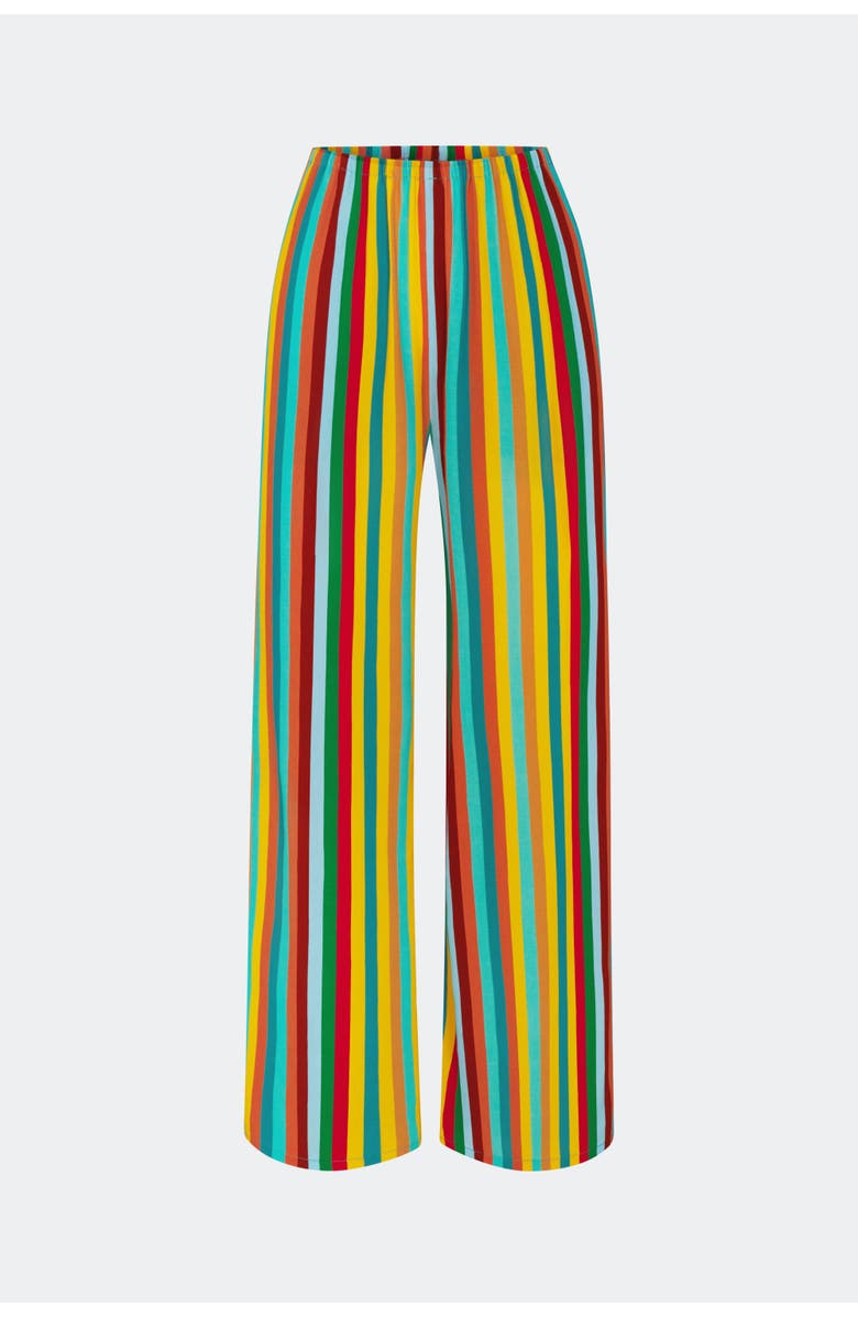 SIMONMILLER Nella Crepe Wide Leg Pant, Main, color, Vibrant Multi Stripe