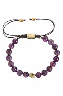 EYE CANDY LOS ANGELES Men's Martin Agate Slider Bracelet