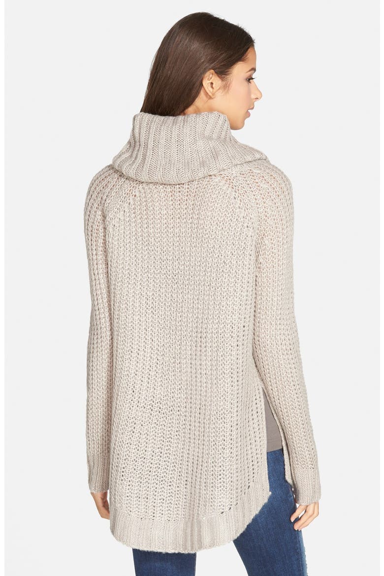 Cowl Neck Sweater, Alternate, color, MOCHA