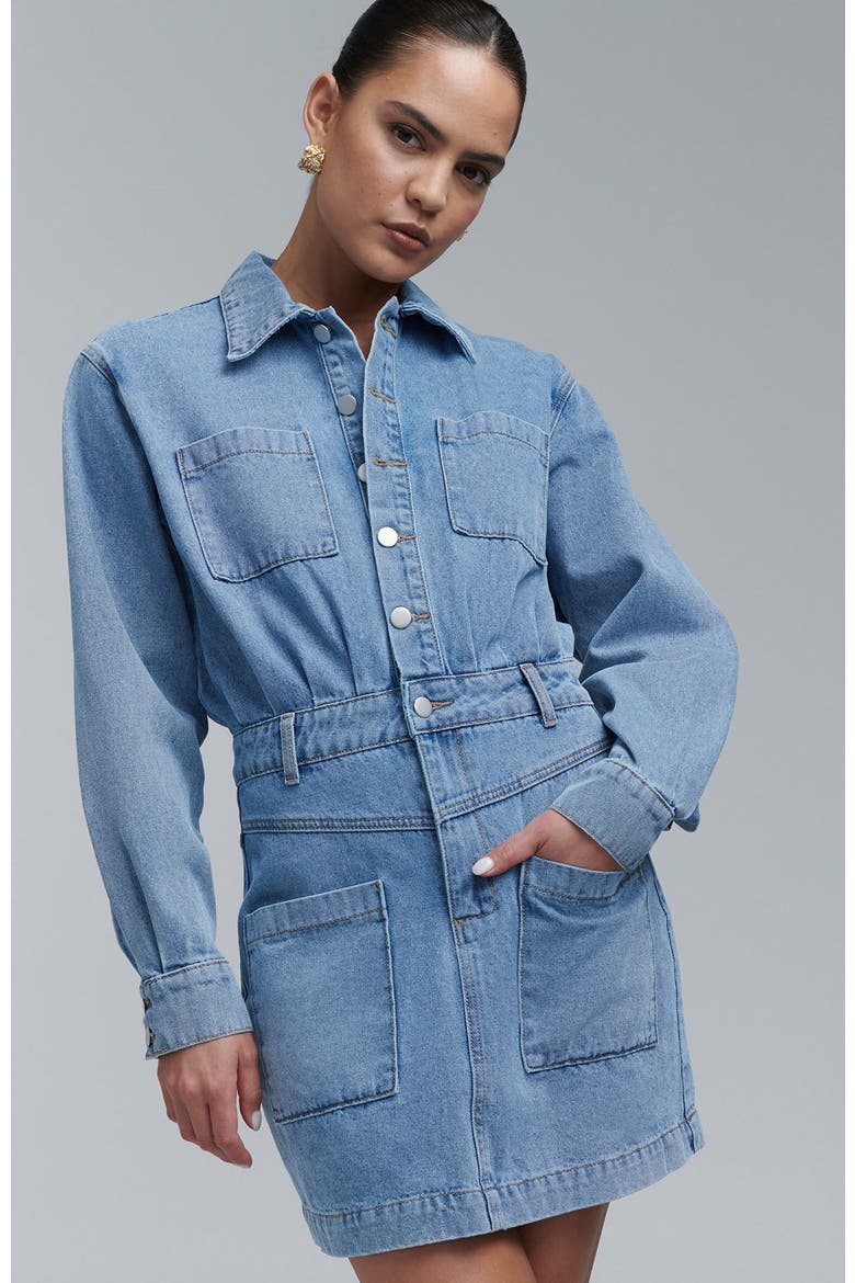 Cannes Dress, Main, color, Light Blue Wash