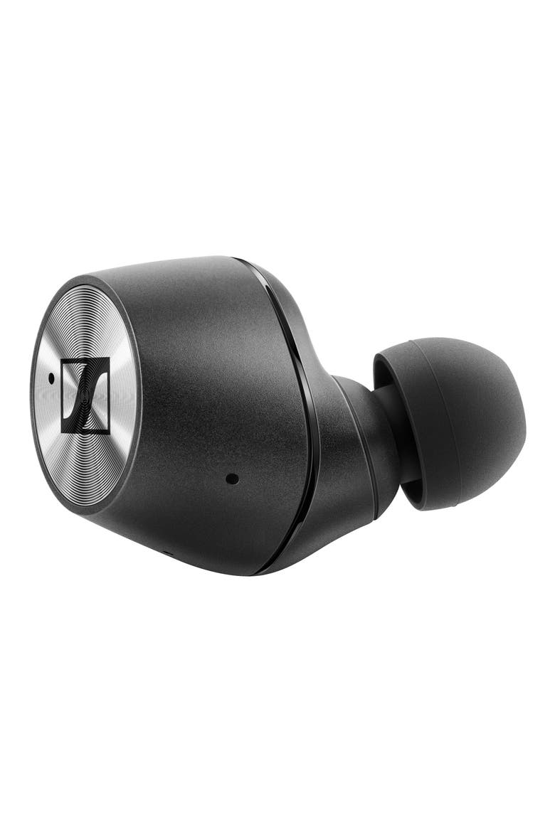 Momentum True Wireless Headphones, Alternate, color, BLACK/ SILVER