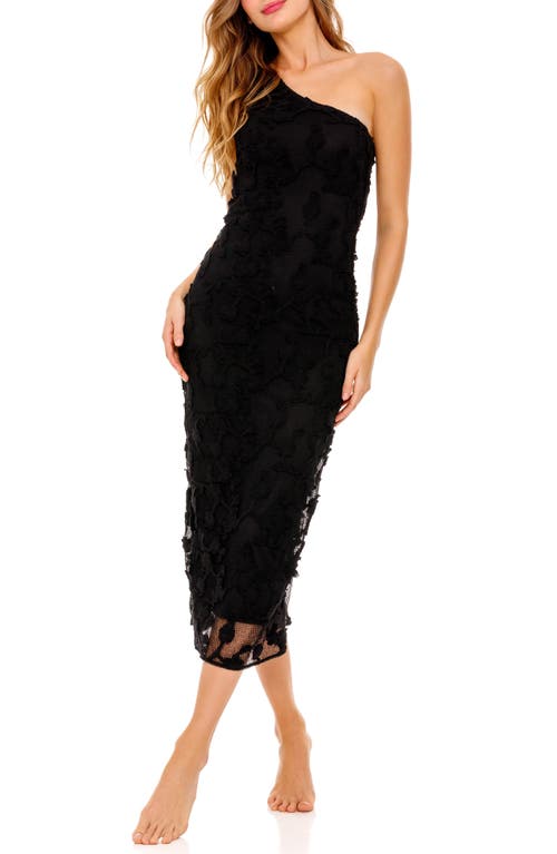 AGUA BENDITA AGUA BENDITA BALM CHROMA ONE-SHOULDER COVER-UP MIDI DRESS