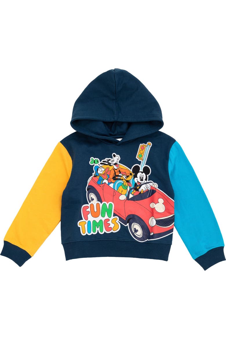 Mickey Mouse Fleece 2-piece Hoodie And Pants Set, Alternate, color, Mickey Friends Navy