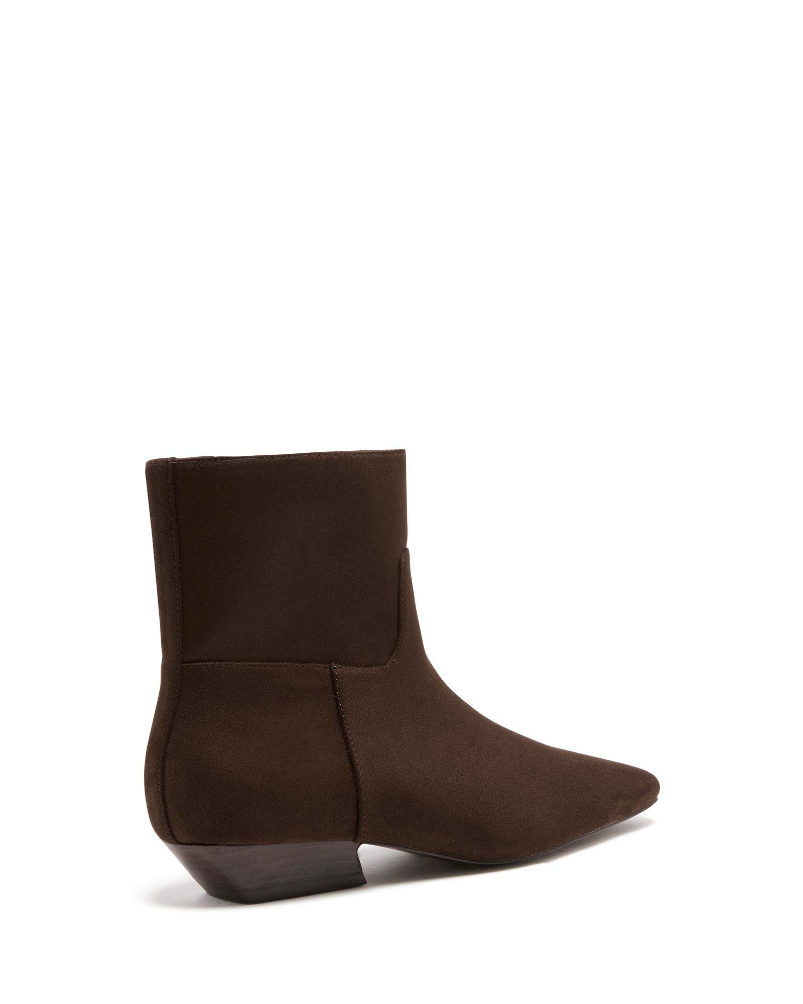 Xanthe Ankle Boot, Alternate, color, CHOCOLATE FAUX SUEDE