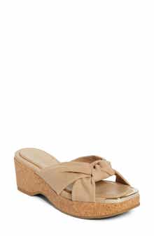 Jimmy Choo Avenue Wedge Slide Sandal