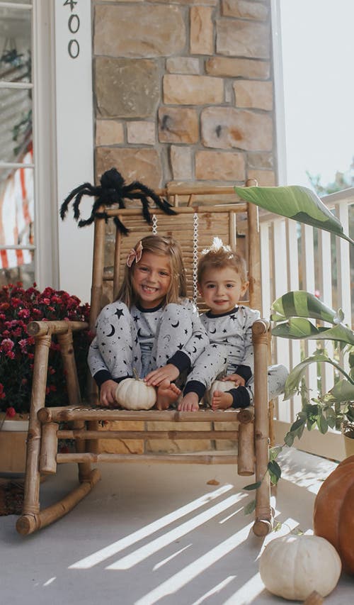 Everly Grey Emerson Fitted Long Sleeve 2-piece Pajamas In Gray
