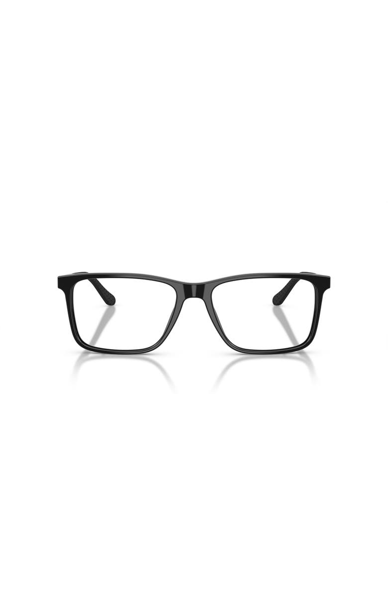 Ralph Lauren 58mm Rectangle optical glasses, Alternate, color, Black