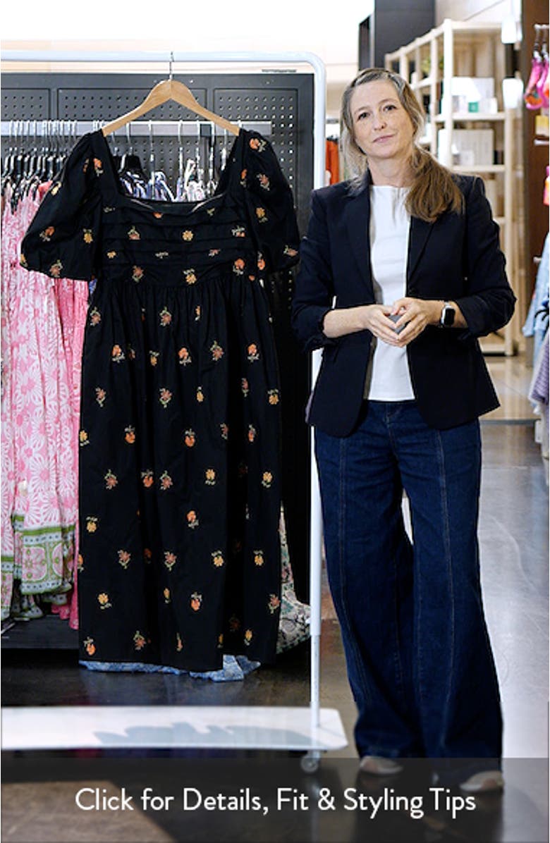 Tessie Floral Embroidery Dress, sales video thumbnail