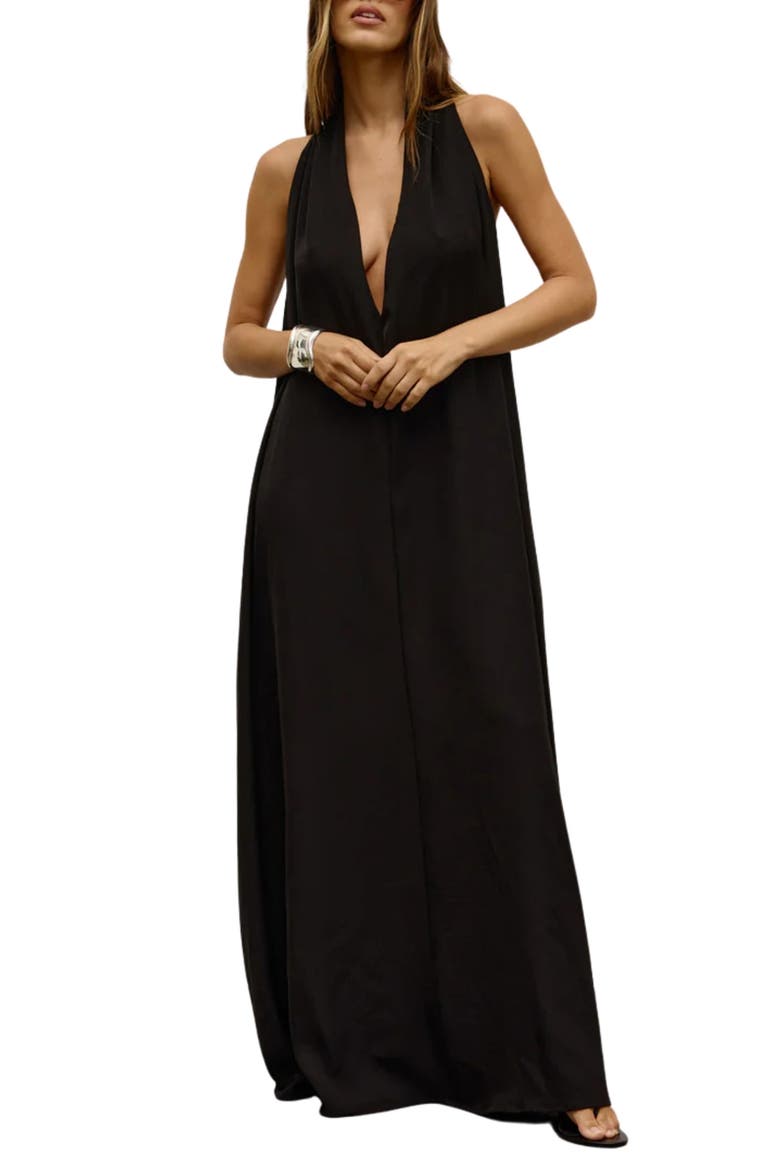 Willow Maxi Dress, Main, color, BLACK