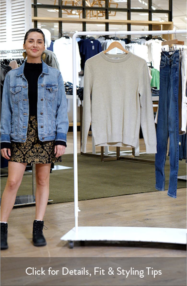 Crewneck Cashmere Sweater, sales video thumbnail