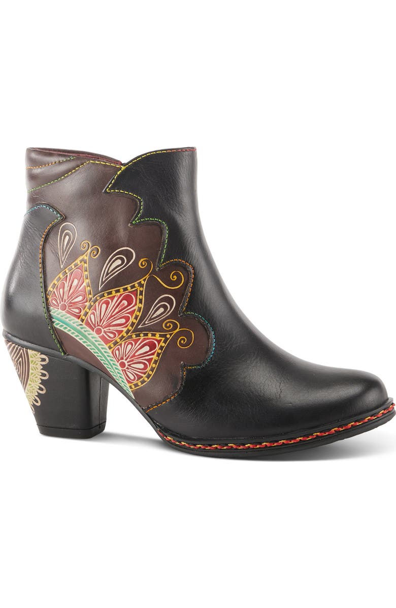 L'Artiste by Spring Step Zamihi Bootie, Main, color, Black