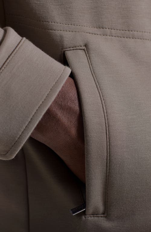 Bugatchi Soft Touch Snap-up Shirt In Brown