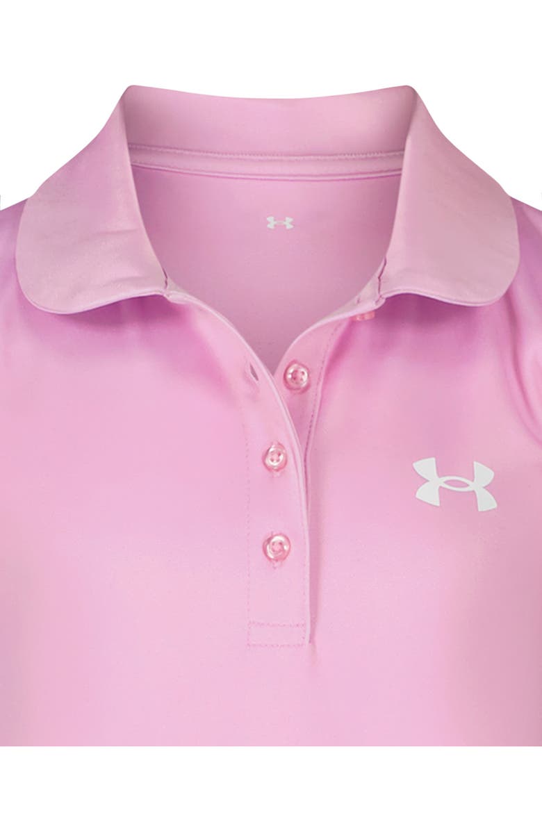 Under Armour Kids' Polo Dress, Alternate, color, Pink Dawn