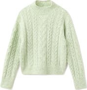 MANGO Perkins Cable Stitch Sweater