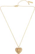 Kurt Geiger London Pavé Heart Pendant Necklace