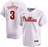 Nike Men's Nike Bryce Harper White Philadelphia Phillies Home Limited Player Jersey