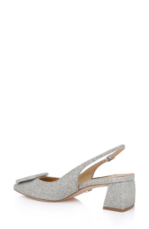 Badgley Mischka Collection Gracen Slingback Pump In Silver