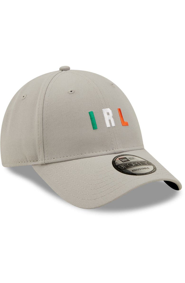 New Era Men's New Era Gray Ireland National Team Repreve 9FORTY Adjustable Hat, Alternate, color, 