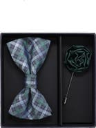 Ben Sherman Bow Tie & Lapel Pin Set