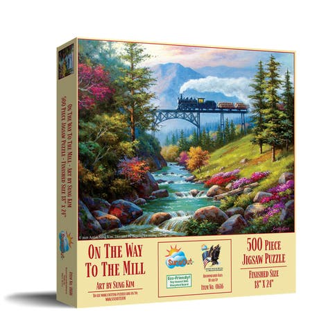 On the Way to the Mill 500 piece Jigsaw Puzzle for Adults