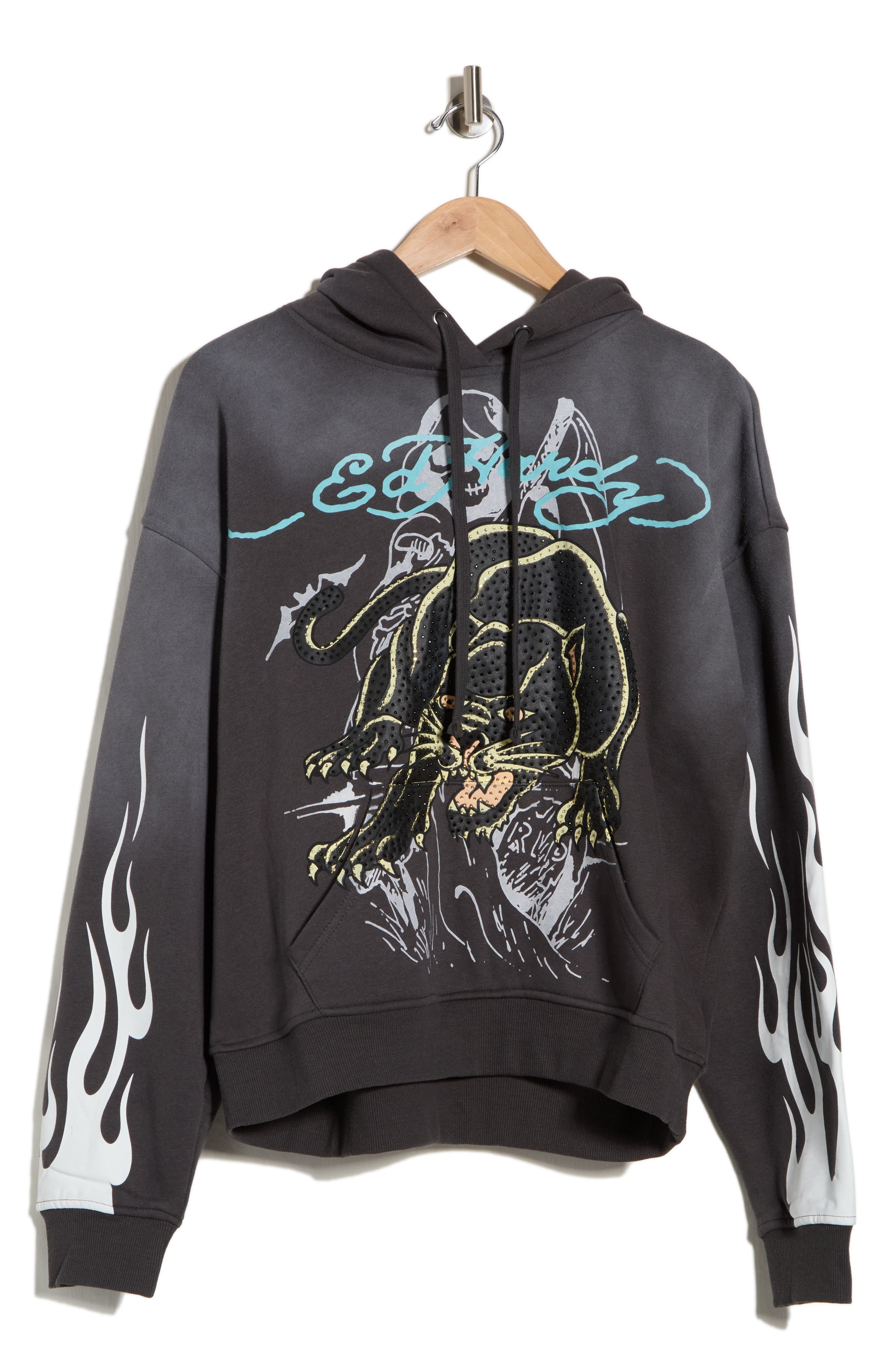 Ed Hardy Panther Fleece Hoodie