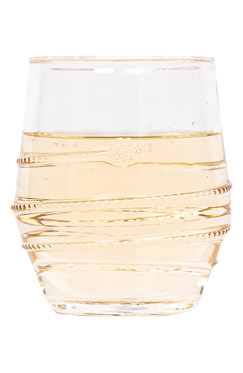 Juliska Amalia Small Acrylic Tumbler, Alternate, color, Clear