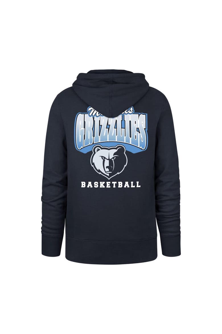 Men's '47 Navy Memphis Grizzlies 2025/26 City Edition Jab Step Headline Hoodie, Alternate, color, Navy