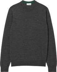 Lacoste Merino Wool Crewneck Sweater