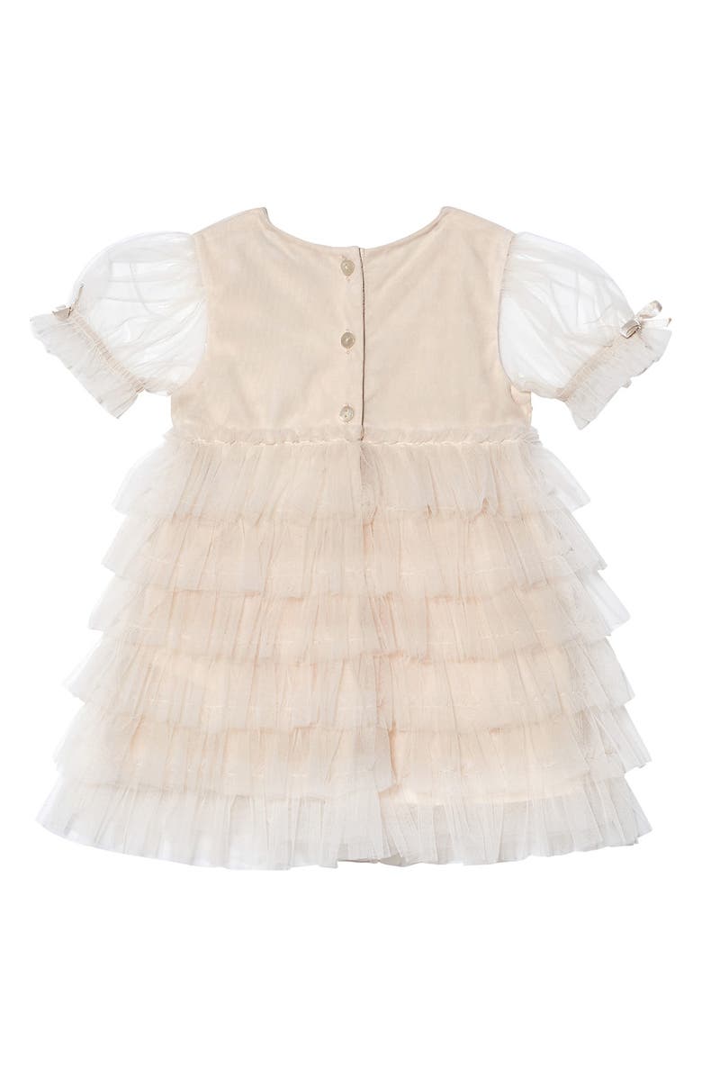 Tutu Du Monde Bebe Marigold Sequin Tulle Ruffle Dress, Alternate, color,