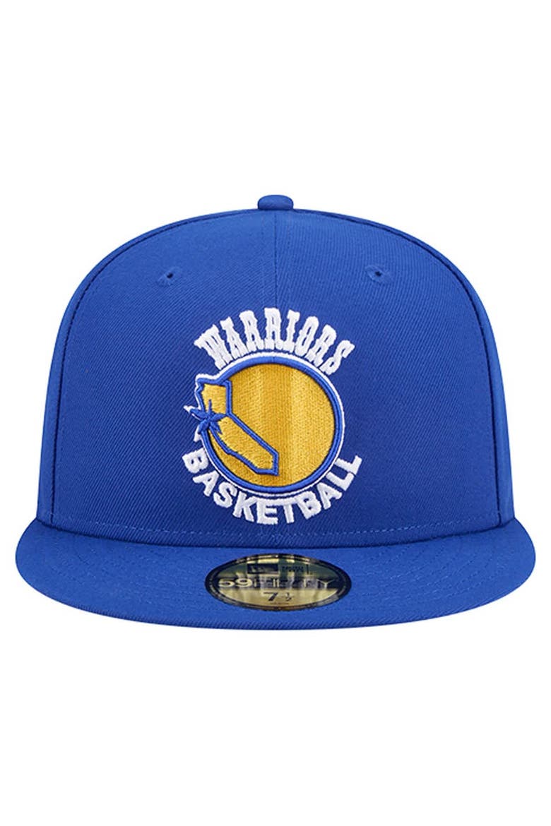 Men's New Era  Royal Golden State Warriors Core Logo 59FIFTY Fitted Hat, Alternate, color, Royal