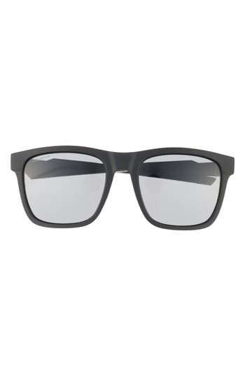 Philipp Plein Sport 56mm Square Sunglasses In Black Black Smoke